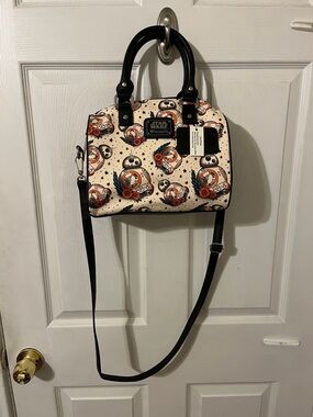 Star Wars Cream BB-8 Satchel with Black Trim and Orange Accents